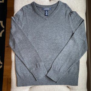 Lands End Boys V-neck Sweater, Size Boys 8